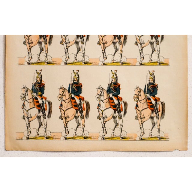 French 1880s - 1890s French Military Print - Imagerie d'Épinal #92 - Garde Républicaine For Sale - Image 3 of 3