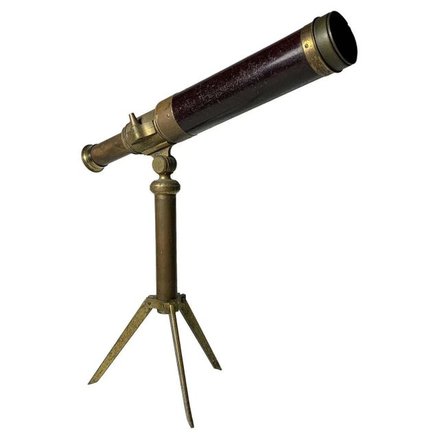 Vintage Gentleman's Library Telescope For Sale - Image 13 of 13