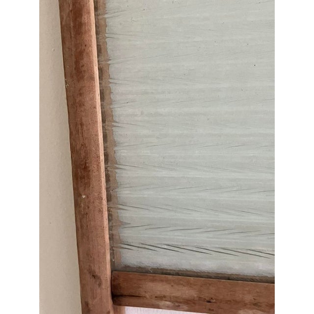Farmhouse Antique “Five in One” Glass Washboard – Early 20th Century Laundry Scrub Board For Sale - Image 3 of 7