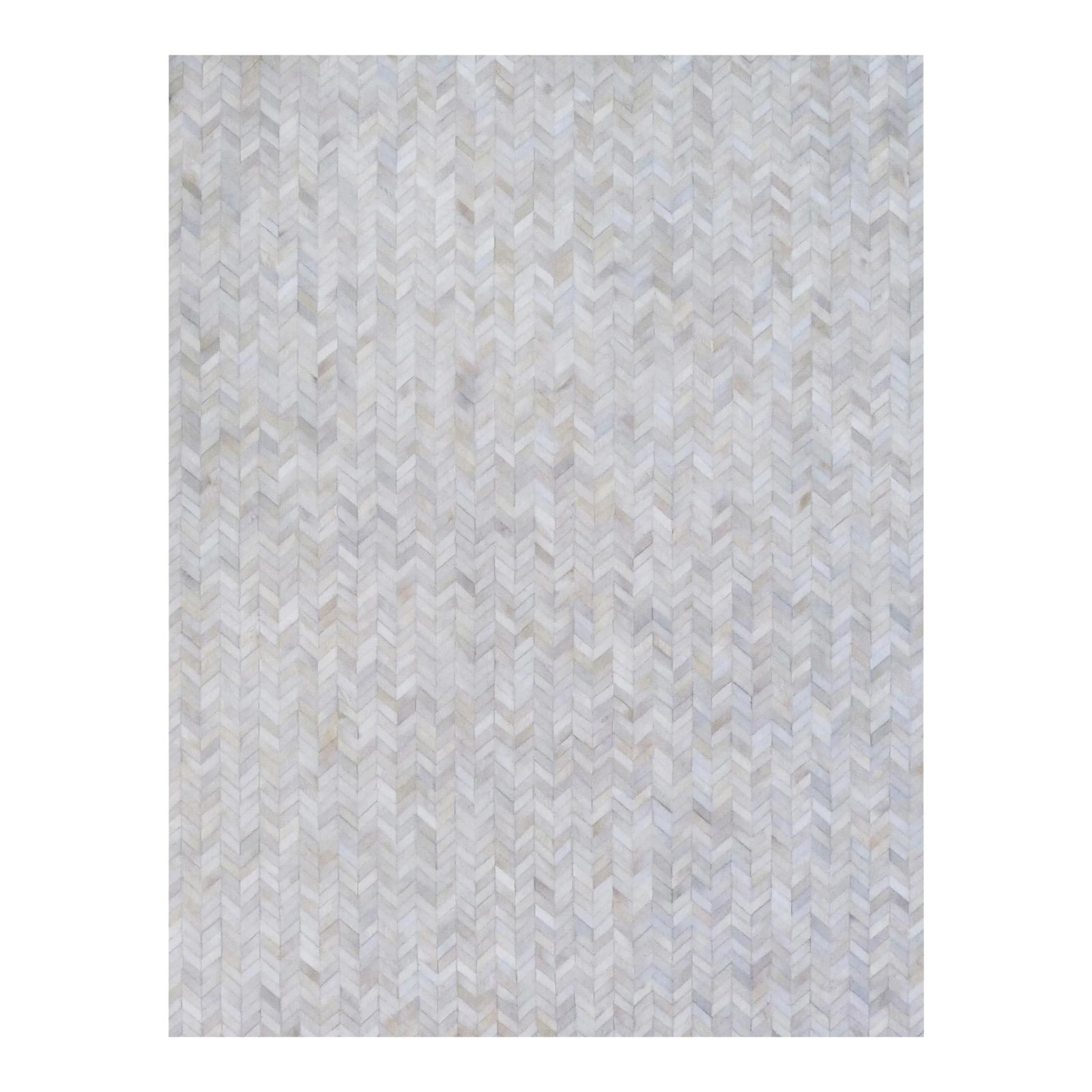 Exquisite Rugs Willoughby Patchwork Leather Ivory 13'6"x17'6" Chairish