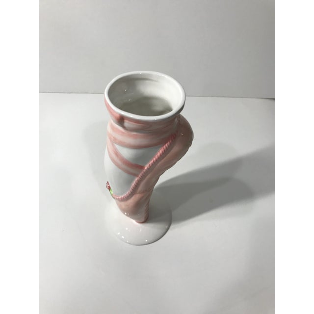 1990s Ballerina Needlepoint With Ballerina Slipper Vase - Set of 2 For Sale - Image 11 of 13