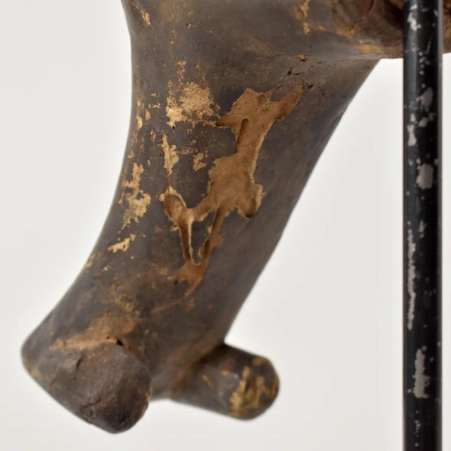 Wood Early 20th Century Kwele Ekuk Mask Gabon For Sale - Image 7 of 9