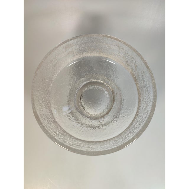 Art Deco Bowl by Pavel Pánek for Rudolfova Hut, 1970s For Sale - Image 4 of 6