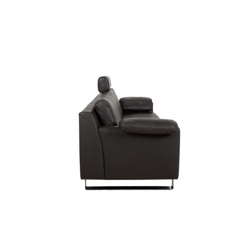 Brown Flex Plus Three-Seater Sofa in Leather from Ewald Schillig For Sale - Image 8 of 11