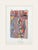 Mid 20th Century Mid Century Modern French Abstract Epressionist Painting on Paper, With Mat, Unframed For Sale