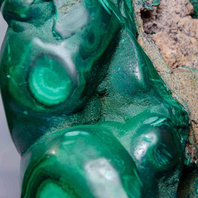 Green Large Malachite Specimen, Congo #F0382 For Sale - Image 8 of 12
