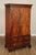 High Quality American Made Flame Mahogany Armoire with Two Doors Opening to Slide-Out TV Platform, Over Compartmented Drawers