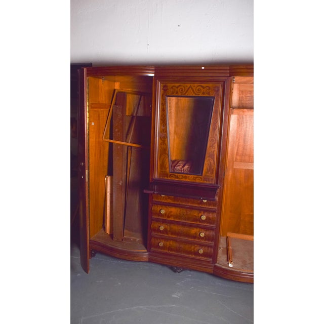Wooden Sacristy Wardrobe with Central Oratory, 1930 For Sale - Image 9 of 13