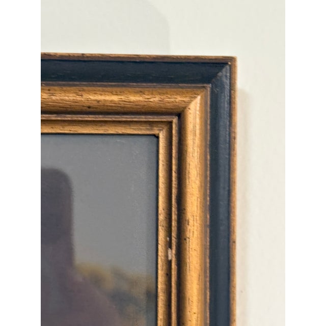 1990s Jan Dorer Signed Original Watercolor Abstract Landscape, Framed For Sale In Detroit - Image 6 of 13