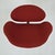 Red Little Tulip Armchair with Cross Base by Pierre Paulin for Artifort, 1970s For Sale - Image 8 of 12