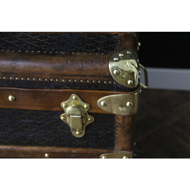 Courier 90 Trunk from Goyard, 1920s For Sale - Image 6 of 18