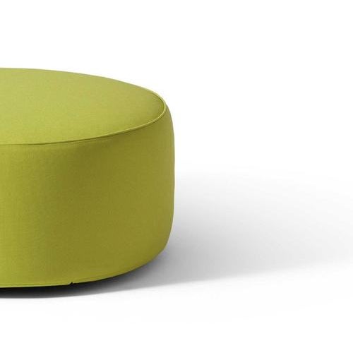 Sail Outdoor Ottoman in Wood & Recycled Pet from Rodolfo Dordoni For Sale - Image 6 of 9