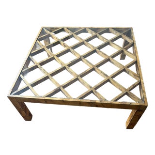 Vintage Gio Ponti Attributed Coffee Table Made in Italy For Sale