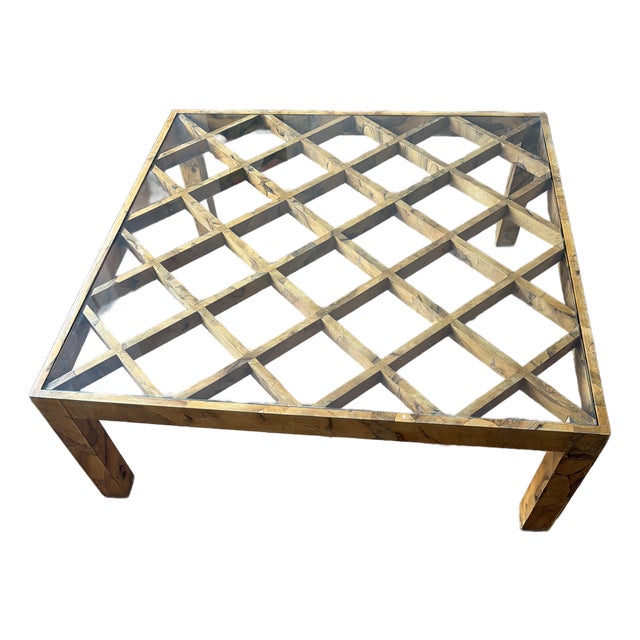 Vintage Gio Ponti Attributed Coffee Table Made in Italy For Sale