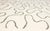 Contemporary Ribbon Design White Handmade Wool Rug by Doris Leslie Blau For Sale - Image 4 of 7