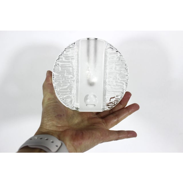 1960’s Walther Glus Solifleur Glass Mid-Century Modern German Crystal Bud Vase For Sale - Image 6 of 8
