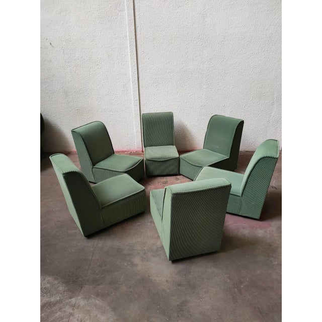 Mid-Century Modular Sofa, 1970s, Set of 6 For Sale - Image 3 of 9