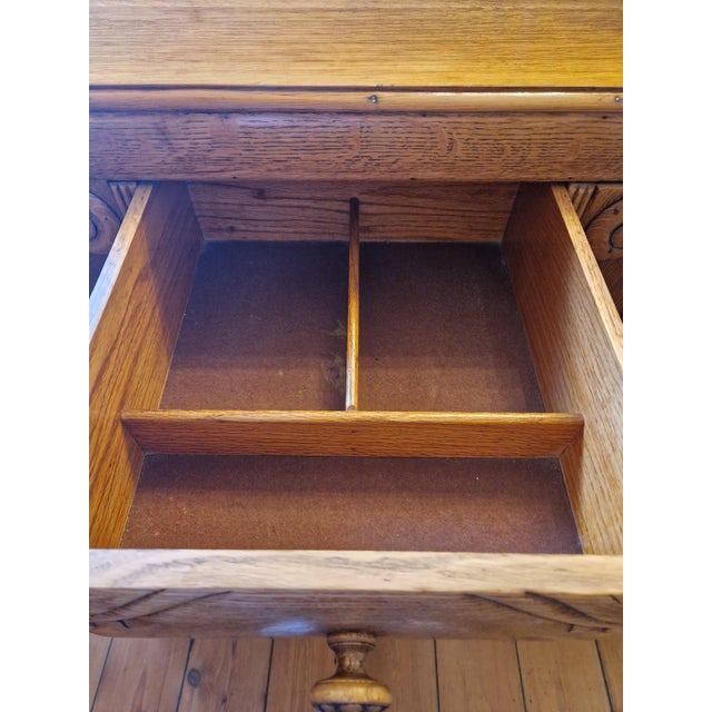 Mid-Century Oak Sideboard, 1930s For Sale - Image 10 of 18