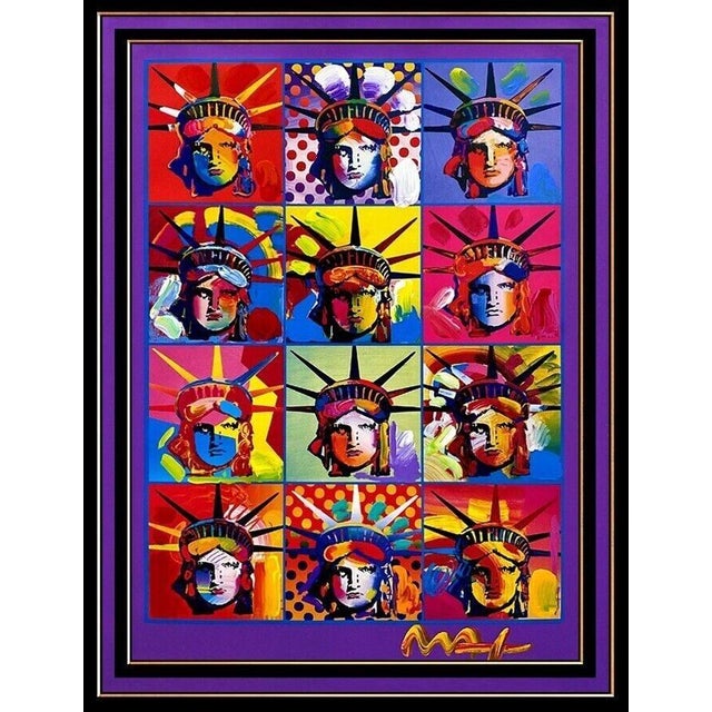 Message us to inquire about custom framing options! (Included for free with every purchase) The artwork here, "Liberty and...