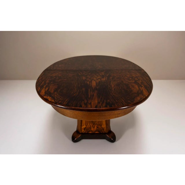 Brown Dining Table by Paul Bromberg for Pander, the Netherlands, 1927 For Sale - Image 8 of 17