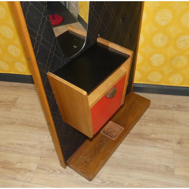Coat and Hat Rack with Umbrella Stand and Mirror Box from Verralux, 1960s For Sale - Image 9 of 13