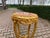 Gold 1980s French Louis XVI Gold Beech Marble Side Tables - Pair of 2 Pc For Sale - Image 8 of 9