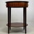 Antique English Edwardian Oval Side Table in Mahogany For Sale - Image 4 of 13