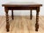 English Antique Wood Barley Twist Expandable Refectory Table For Sale - Image 3 of 13