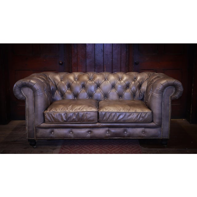 Westminster Two-Seater Leather Sofas from Timothy Oulton, 2016, Set of 2 For Sale - Image 13 of 18