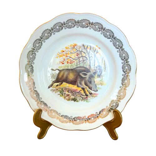 Limoges Hunting Dinner Set, 1930, Set of 11 For Sale - Image 5 of 7
