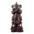 Vintage Gilt Copper Wei Tuo Guardian Deity Sculpture, Buddhist Temple Standing Statue For Sale
