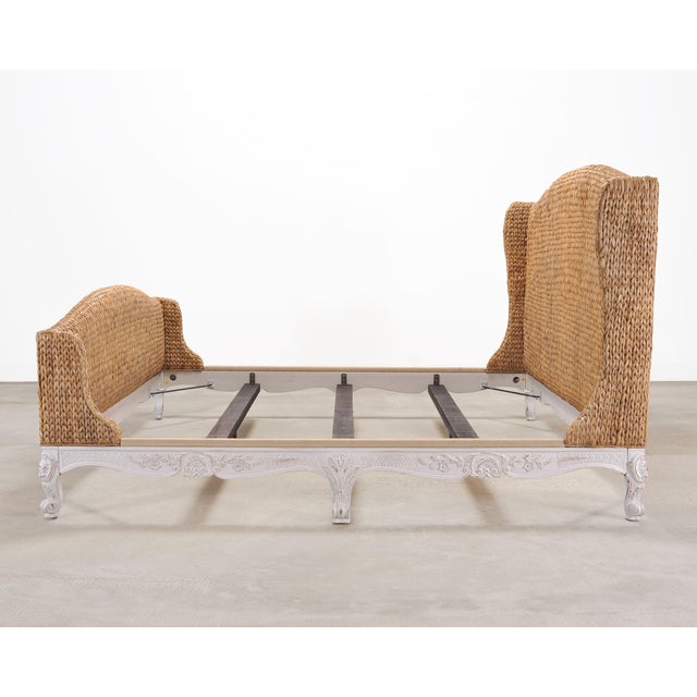 Ralph Lauren Organic Woven Seagrass Antibes Bed King-Sized For Sale - Image 15 of 18