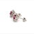 Red Diamond Rubellite Tourmaline Earrings 14k Gold 1.36 Tcw Certified For Sale - Image 8 of 13