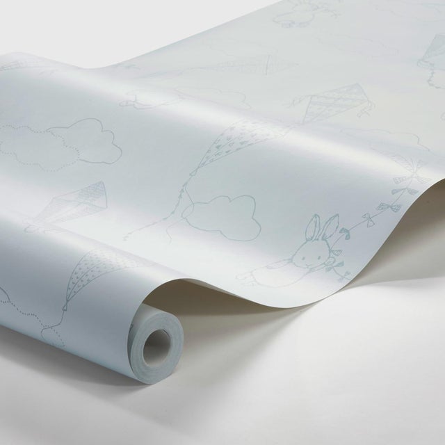 Up & Away is a wonderfully whimsical pattern of illustrated bunnies floating through a world of fluffy clouds. This...