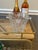 Traditional Vintage Ornate Etched Flower Ice Bucket For Sale - Image 3 of 6