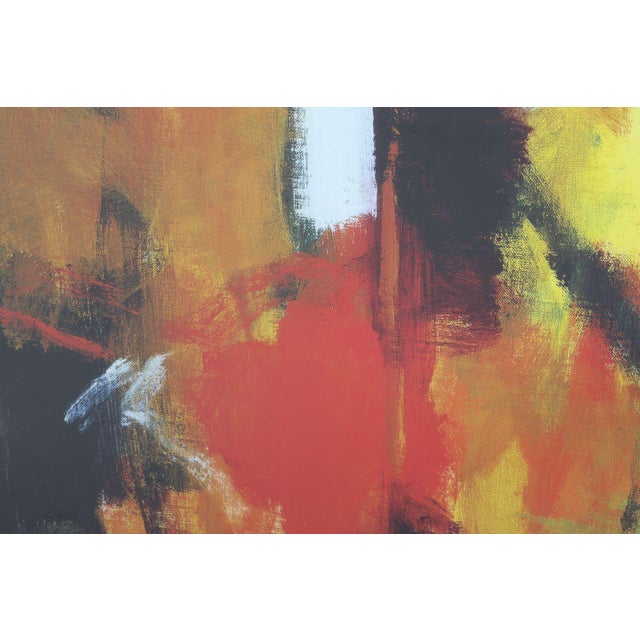 Abstract Late 20th Century Danish Artist Ole Trebbien Lithograph Reproduction For Sale - Image 3 of 5