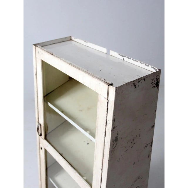 Cream Vintage Medical Cabinet For Sale - Image 8 of 10