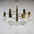 Metal Ceiling Lamp attributed to Sciolari, 1970s For Sale - Image 7 of 7