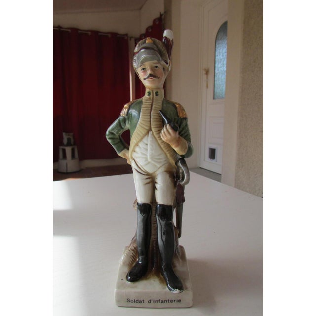 Porcelain Statuettes Soldiers of the Empire, 1940s, Set of 6 For Sale - Image 11 of 15