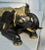 Vintage Thai Ornate Two Tone Bronze Elephant Statue For Sale - Image 10 of 12