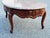 1960s Vintage 1960s Provincial Pink Oval Marble Top Coffee Table For Sale - Image 5 of 7