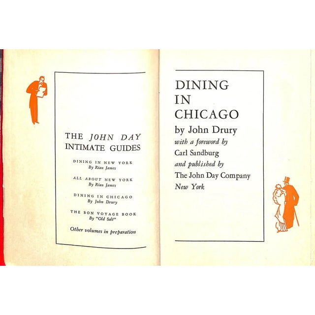 "Dining in Chicago an Intimate Guide" 1931 Drury, John For Sale - Image 4 of 8