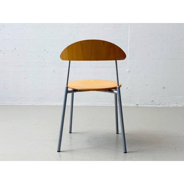 Stackable Round Studio Chair from Bemefa, 1990s For Sale - Image 11 of 18