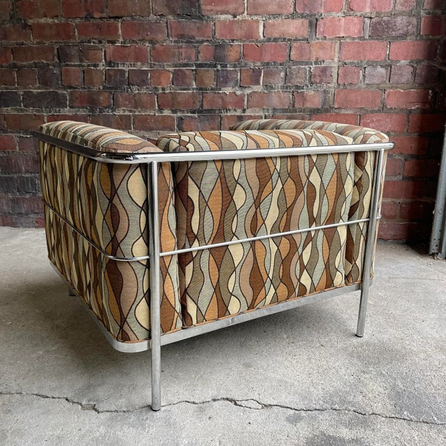 Jack Cartwright Corbusier Style Club Chair by Jack Cartwright 1970’s American Midcentury For Sale - Image 4 of 10