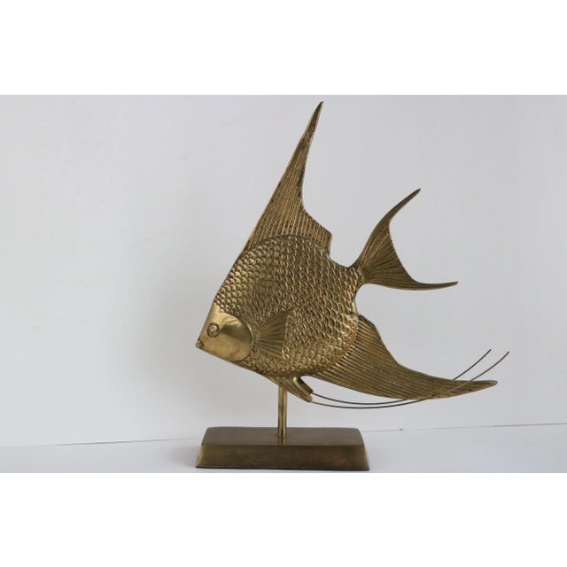 Brass Saltwater Fish Figure | Chairish