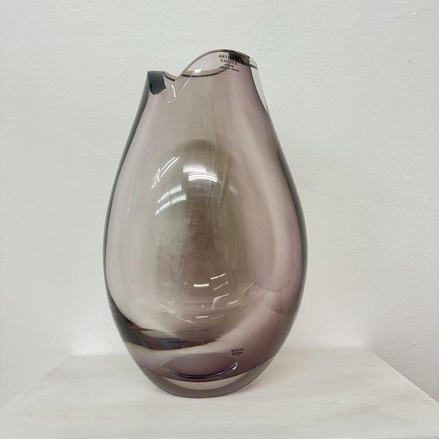 Art Glass Opus Vase by Göran Wärff for Kosta Boda, 2006 For Sale - Image 12 of 18