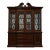Universal Furniture Traditional Chippendale Style Banded Mahogany 72" Buffet W. Lighted Display China Cabinet 609680 / 609682 For Sale