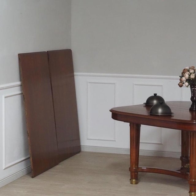 Extendable Dining Table in Mahogany For Sale - Image 11 of 18