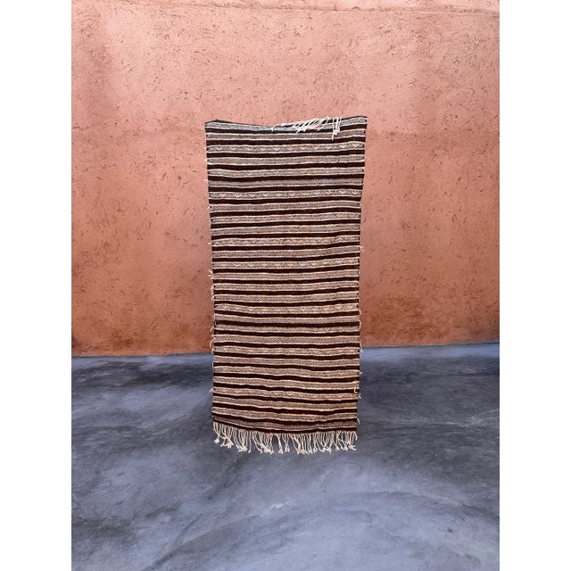 Moroccan Vintage Throw - 3'0" X 6'3" Ft For Sale - Image 9 of 9