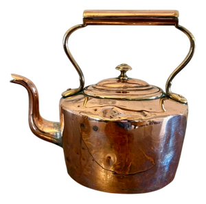 Antique George III Copper Kettle, 1800s